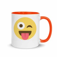 11oz Ceramic Mug with Color Inside