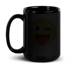 15oz Black Glossy Mug
