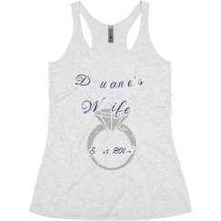 Ladies Slim Fit Super Soft Racerback Triblend Tank