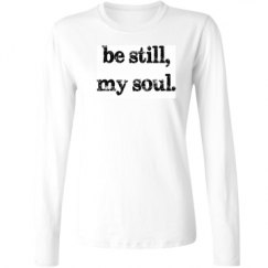 Ladies Relaxed Fit Basic Long Sleeve Tee