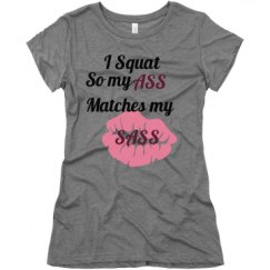 Ladies Slim Fit Super Soft Triblend Tee