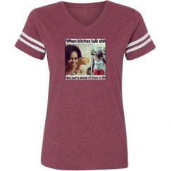 Ladies Relaxed Fit Vintage Sports Tee