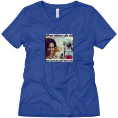 Ladies Relaxed Fit V-Neck Tee