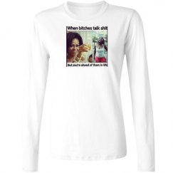 Ladies Relaxed Fit Basic Long Sleeve Tee