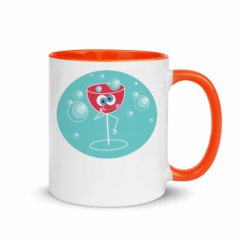 11oz Ceramic Mug with Color Inside