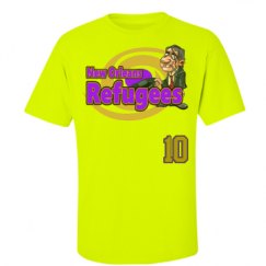 Unisex Ultra Cotton Safety Neon Crewneck Tee