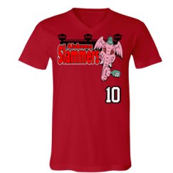 Unisex V-Neck Jersey Tee