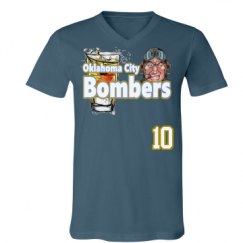 Unisex V-Neck Jersey Tee