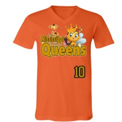 Unisex V-Neck Jersey Tee