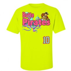 Unisex Ultra Cotton Safety Neon Crewneck Tee