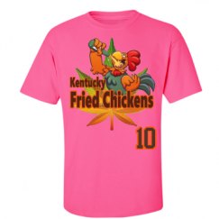 Unisex Ultra Cotton Safety Neon Crewneck Tee