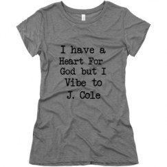 Ladies Slim Fit Super Soft Triblend Tee