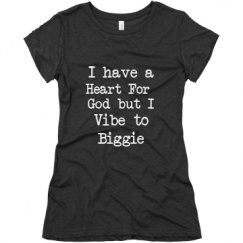 Ladies Slim Fit Super Soft Triblend Tee