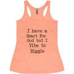 Ladies Slim Fit Super Soft Racerback Triblend Tank