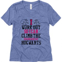 Ladies Relaxed Fit Super Soft Triblend V-Neck Tee