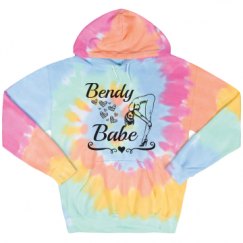 Unisex Tie-Dye Fleece Hoodie