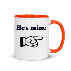 11oz Ceramic Mug with Color Inside