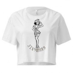 Ladies Festival Cali Crop Top Tee