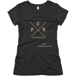 Ladies Slim Fit Super Soft Triblend Tee