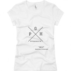 Ladies Slim Fit Basic Promo Jersey Tee