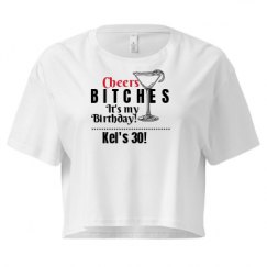 Ladies Festival Cali Crop Top Tee