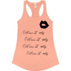 Ladies Slim Fit Racerback Tank Top