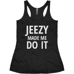 Ladies Slim Fit Super Soft Racerback Triblend Tank