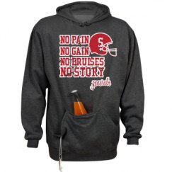 Unisex Beer Holder Tailgate Hoodie