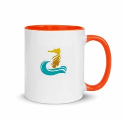 11oz Ceramic Mug with Color Inside