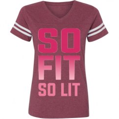 Ladies Relaxed Fit Vintage Sports Tee