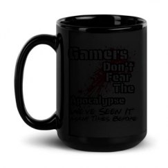 15oz Black Glossy Mug