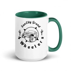 15oz Ceramic Mug with Color Inside