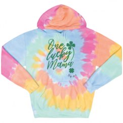 Unisex Tie-Dye Fleece Hoodie