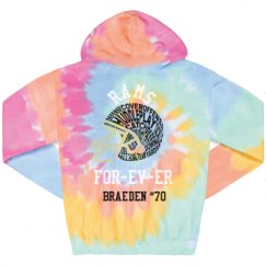 Unisex Tie-Dye Fleece Hoodie