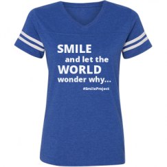 Ladies Relaxed Fit Vintage Sports Tee