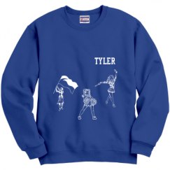 Unisex Film and Foil Crewneck Sweatshirt