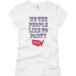 Ladies Slim Fit Basic Promo Jersey Tee