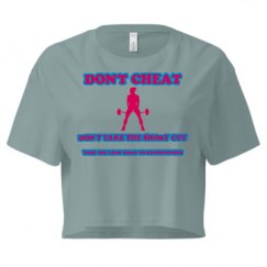 Ladies Festival Cali Crop Top Tee