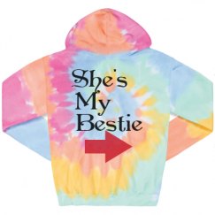Unisex Tie-Dye Fleece Hoodie