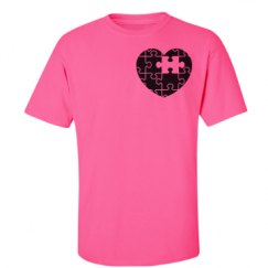 Unisex Ultra Cotton Safety Neon Crewneck Tee