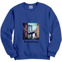 Unisex Film and Foil Crewneck Sweatshirt