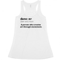 Ladies Flowy Racerback Tank