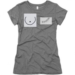 Ladies Slim Fit Super Soft Triblend Tee