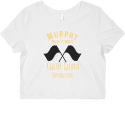 Ladies Slim Fit Crop Top Tee