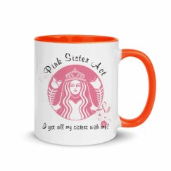 11oz Ceramic Mug with Color Inside