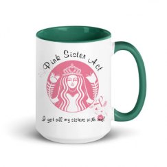 15oz Ceramic Mug with Color Inside