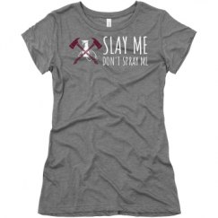 Ladies Slim Fit Super Soft Triblend Tee