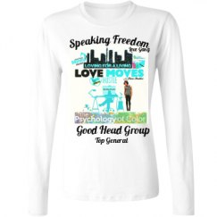 Ladies Relaxed Fit Basic Long Sleeve Tee