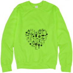 Unisex Neon Crewneck Sweatshirt