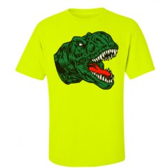 Unisex Ultra Cotton Safety Neon Crewneck Tee